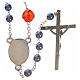 Mary Untier of Knots rosary, blue s2
