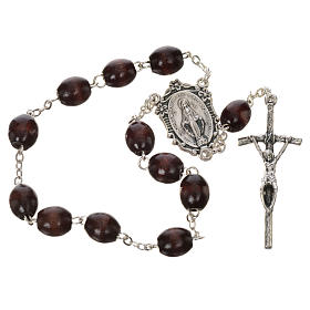 Trisagion brązowy krzyż pastoralny łącznik Cudowna Madonna