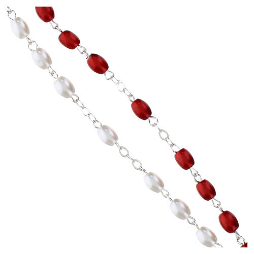 Chapelet Pape François pvc 8 mm 3