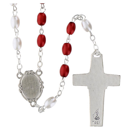 Różaniec Papież Franciszek pvc 8 mm 2