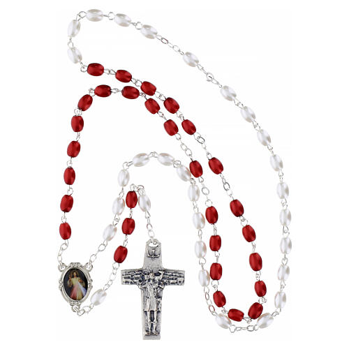 Różaniec Papież Franciszek pvc 8 mm 4