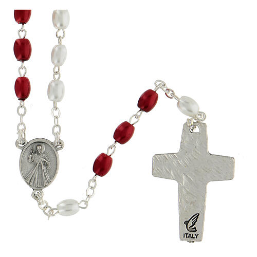 Pope Francis rosary beads in PVC 8mm 2