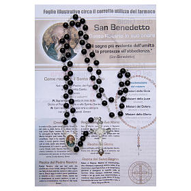Rosary Vitamin of the Saints Saint Benedict ITALIAN