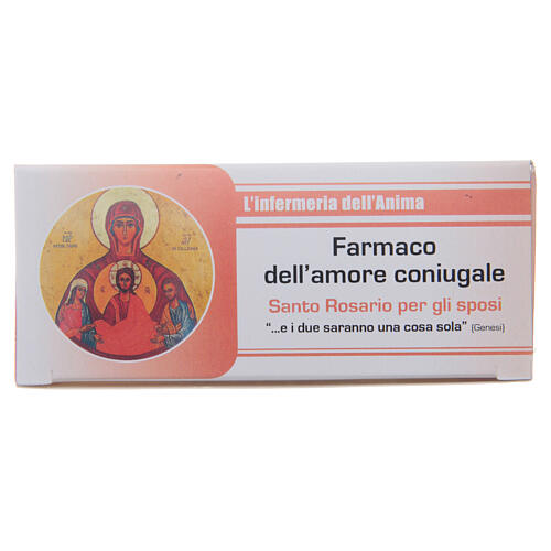 Rosenkranz mit Gebet für Eheleute auf Italienisch 1