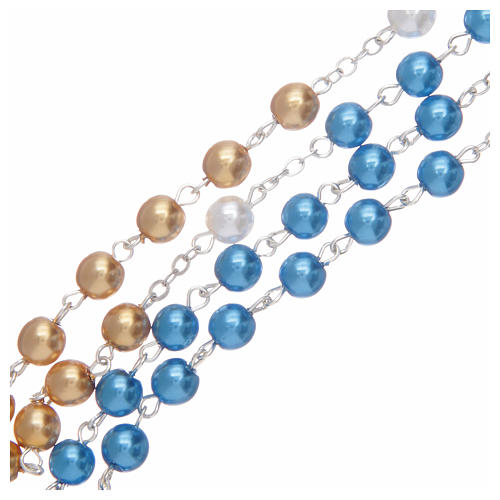 Rosary pearl-like beads, Fatima centennial 5