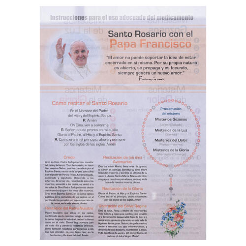 Rosenkranz Papst Franziskus Gebet auf Spanisch 5