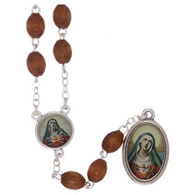 Our Lady of Sorrows rosary metal chain