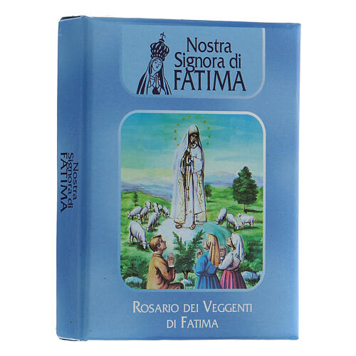 Rosario Adivinas Fátima granos vidrio coloreado 6 mm - Colección Coronas Fe 1/47 2
