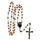 Rosary of Sister Lúcia of Fátima, wood beads, 5 mm - Faith Collection 4/47 s5