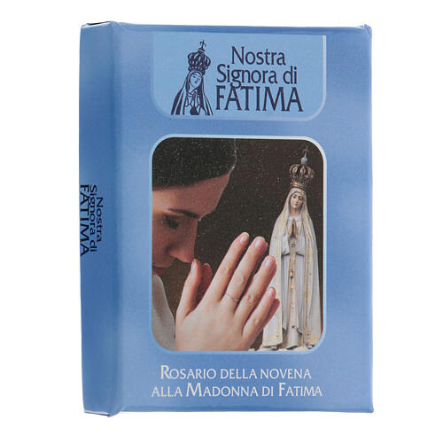 Rosenkranz der Novene zur Madonna von Fatima mit Kügelchen aus rosa Holz (6 mm) - Kollektion Glaubenskronen 6/47 2
