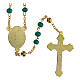 Rosary of Apparitions, 6 mm green wood beads - Faith Collection 8/47 s3