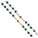 Apparitions rosary in green wood beads 6 mm - Faith Collection 8/47 s4