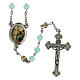 Rosary of the Word, 6 mm light blue glass beads - Faith Collection 13/47 s1