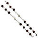Rosenkranz des Gehorsams mit Perlen aus braunem Glas (6 mm) - Kollektion Glaubenskronen 17/47 s4