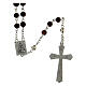 Obedience rosary with brown glass beads 6 mm - Faith Collection 17/47 s3