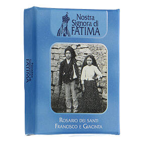 Chapelet Saints Francisco et Jacinta grains 6 mm bois vert clair - Collection de la Foi 20/47