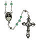 Rosary SS. Francis Jacinta light green wood beads 6 mm - Faith Collection 20/47 s3