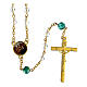 Welcoming Rosary with transparent glass beads 6 mm - Faith Collection 21/47 s1