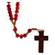 Rosary of the Martyrs, 6 mm beads, red glass - Faith Collection 24/47 s3
