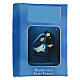 Terço Sagrada Família contas vidro azul escuro 6 mm - Coleção da Fé 25/47 s2