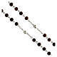 Rosary of Pope Paul VI, beads of 6 mm, brown glass - Faith Collection 29/47 s4