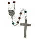 Rosary of All the Saints, beads of 6 mm, brown wood - Faith Collection 32/47 s3