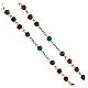 Rosary of All the Saints, beads of 6 mm, brown wood - Faith Collection 32/47 s4