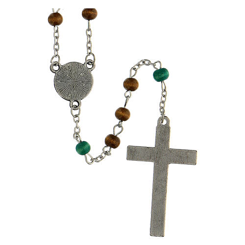 Rosary All Saints wood beads 6 mm -Faith Collection 32/47 3
