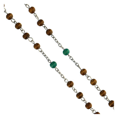 Rosary All Saints wood beads 6 mm -Faith Collection 32/47 4