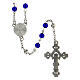 Rosary of the Nativity, beads of 6 mm, blue glass - Faith Collection 34/47 s3