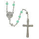 Rosary of the Angels, light blue beads, glass, 6 mm - Faith Collection 43/47 s3