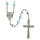Rosario degli Angeli grani azzurro chiaro 6 mm - Collezione Corone Fede 43/47 s3