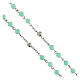 Rosario degli Angeli grani azzurro chiaro 6 mm - Collezione Corone Fede 43/47 s4