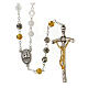 Holy Spirit devotional rosary with mother of pearl beads s1