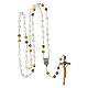 Holy Spirit devotional rosary with mother of pearl beads s4