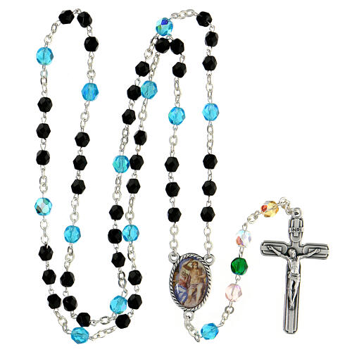 Devotional rosary Souls of Purgatory beads 6 mm 4