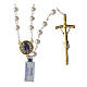 Rosario Virgen Milagrosa perlas vidrio 70 cm s2