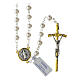 Rosary of St. Benedict, glass beads, 28 in s1