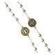St Benedict rosary glass beads 70 cm s3