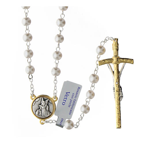 Rosary of St. Michale, glass beads, 28 in 2
