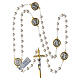Rosary of St. Michale, glass beads, 28 in s4