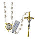 St Michael rosary glass beads 70 cm s1