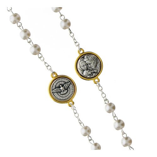 Rosenkranz Heilige Familie aus Glasperlen 70 cm 3