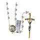Holy Family rosary glass beads 70 cm s1