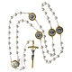 Holy Family rosary glass beads 70 cm s4
