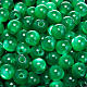 Rosary parts, round mother of pearl imitation green beads s1