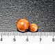 Rosary parts, round natural wooden beads s3