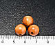 Rosary parts, round natural wooden beads s4