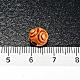 Rosary parts, carved wood beads s2