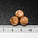 Rosary parts, round olive wood beads s4